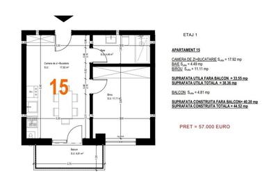 Apartament 2 camere Otopeni Munteniei Park - 8