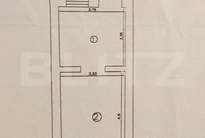 Spatiu de vanzare, 2 camere, 31 mp, zona-ultracentral