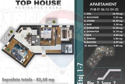 Apartament NOU 3 camere de vânzare Berceni - Metalurgiei - 2