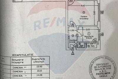 Apartament cu 3 camere semidecomandat, mobilat în Ștefan cel Mare - 13