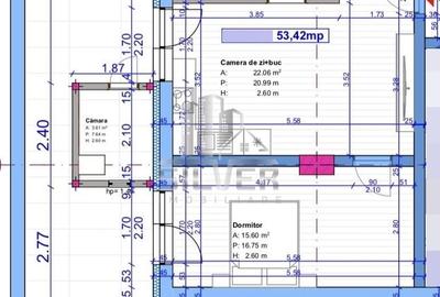 Apartament cu 3 camere semidecomandat în Florești - 2