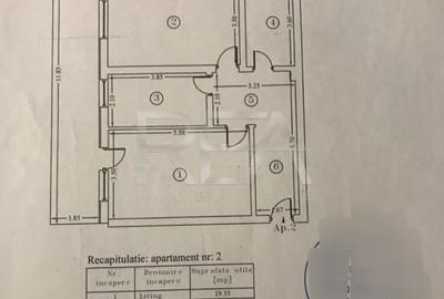 2 camere 103 mp, P/5, terasa, Apusului-Str. Castranova. - 9