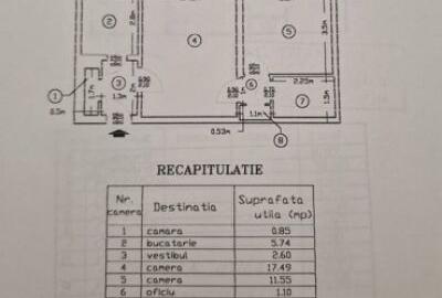 Apartament cu 2 camere semidecomandat în Titan - 17