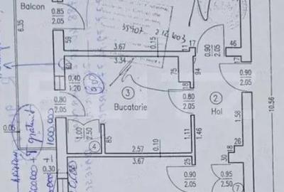 Apartament cu 2 camere decomandat în Central