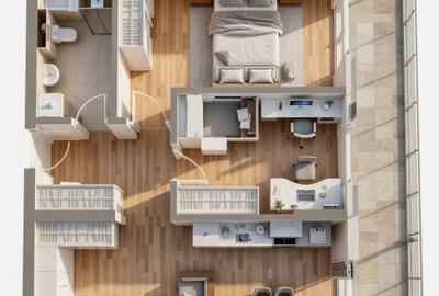 Apartament cu 3 camere decomandat în Dâmbul Rotund - 1