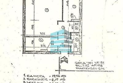 Garsonieră decomandată în Lacul Tei