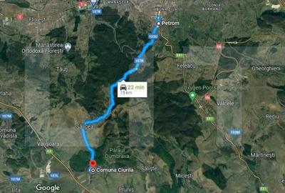 Teren de 800 mp, în Ciurila