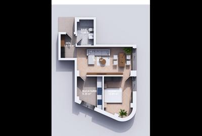 Apartament 2 camere,61250 euro - 6