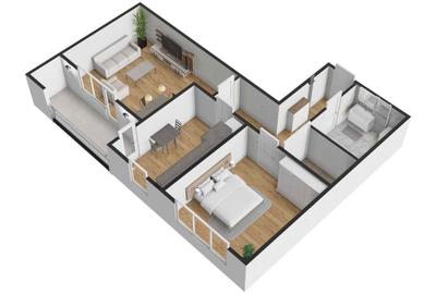 Apartament cu 3 camere decomandat în Șelimbăr - 3