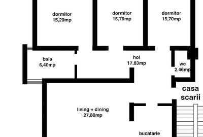 Apartament cu 4 camere decomandat în Andrei Mureșanu - 12