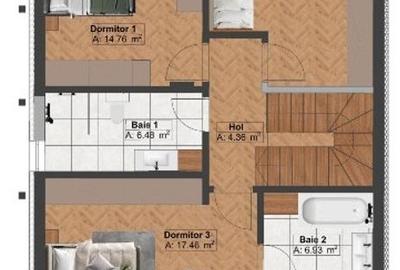 Casă P+1E Bragadiru | Pompă Căldură & Canalizare | Finisaje la Alegere - 3