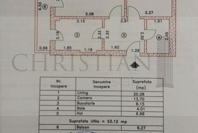 Apartament cu 2 camere decomandat în Grozăvești