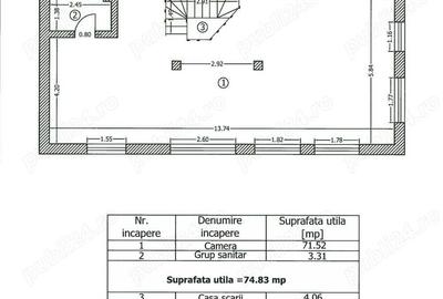Casă cu 2 camere cu Teren 67.64 Mp în Rahova - 2