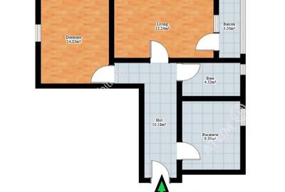 Apartament cu 2 camere decomandat, mobilat în Țiglari - 3