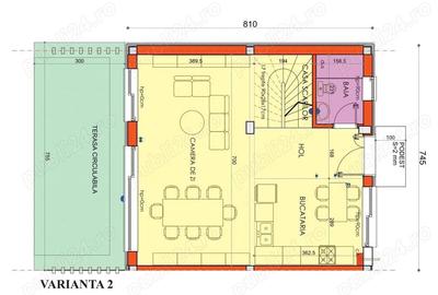 La 600 m de Centrul Vechi PROIECT NOU case tip insiruite P+E+M, s.c.198 mp - 3