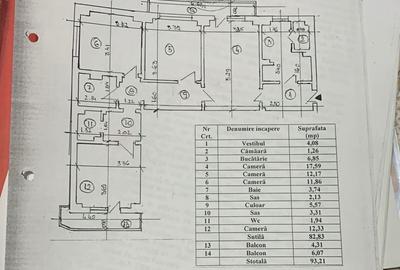 Apartament cu 4 camere semidecomandat în Costin Georgian - 7