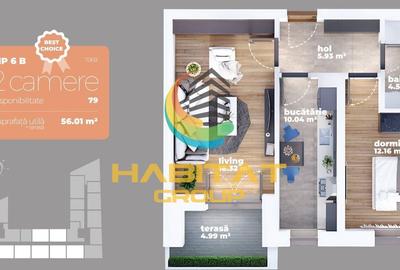 Apartament cu 2 camere decomandat în Theodor Pallady - 2