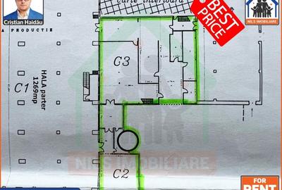 Pret bomba! 2,5 e/mp! Hala productie/depozitare/birouri | IMGB - S4 - 8