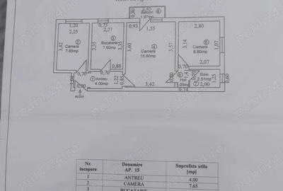 Apartament 3 camere, zona Vasile Aaron, de vanzare - 10