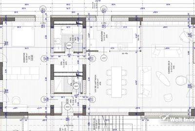 Apartament cu 3 camere semidecomandat în Europa