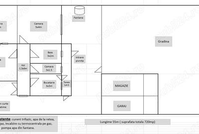 Casă cu 3 camere cu Teren 720 Mp în Central - 9