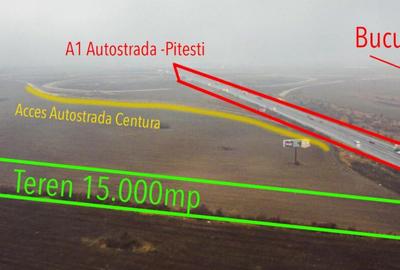 Oportunitate de investitie, teren intravilan 15.000 mp Cioro