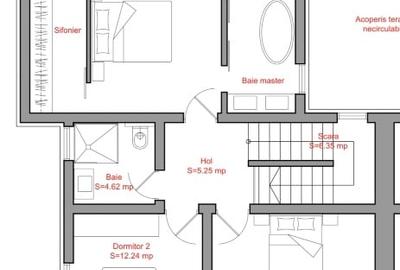 Duplex cu 5 camere cu Teren 372 Mp în Dumbrăvița - 16