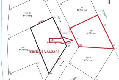 VANZARE TEREN THEODOR PALLADY - Drumul Lunca Corbului - 1