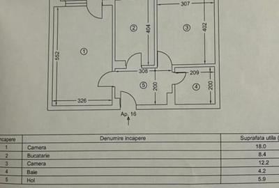 Apartament 2 camere, decomandat – Tomis 1 - 5