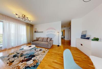 Apartament cu 2 camere decomandat, mobilat în Herăstrău