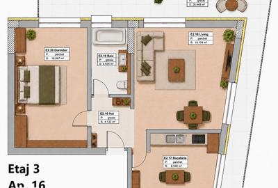 Apartament cu 2 camere în Tomis Plus - 6