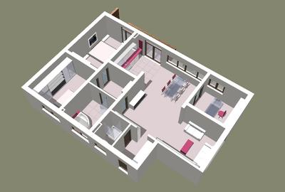 2 camere decomandat in vila, etaj 1 - 7