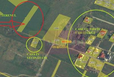 Teren pentru casa/case in Brane?ti pe strada Topora?i - 31