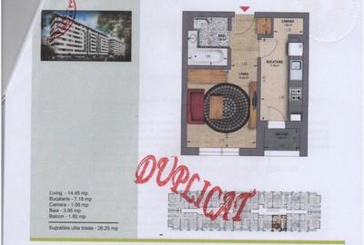 Garsonieră decomandată în Roșu - 1