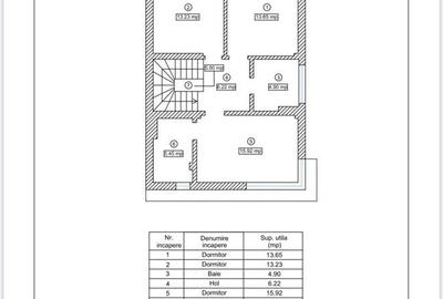 Duplex cu 5 camere cu Teren 325 Mp în Odăi - 39