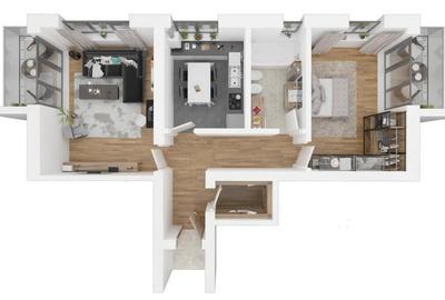 Apartament modern I 2 camere I complexul rezidential Paradis - 7