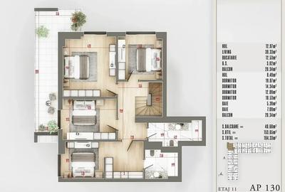 Apartament cu 5 camere decomandat în Theodor Pallady - 6