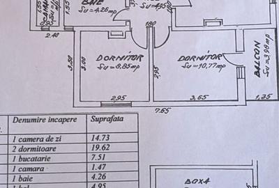 Apartament cu 3 camere decomandat în Ghimpați - 2