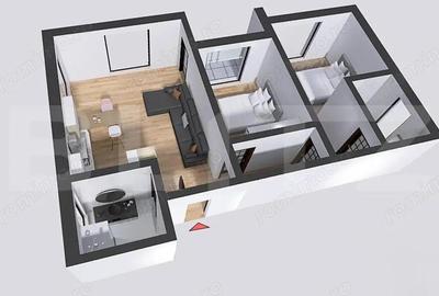 Apartament cu 4 camere decomandat în Central - 2