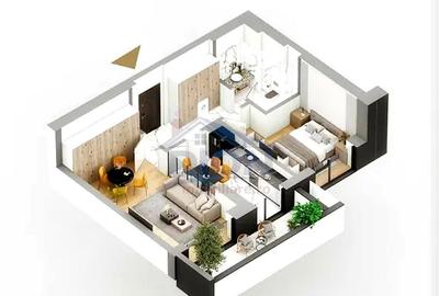 Apartament cu 2 camere în Theodor Pallady