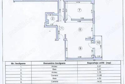 Apartament cu 3 camere decomandat în Rogerius - 10