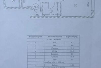 Apartament cu 3 camere decomandat în Bragadiru - 9