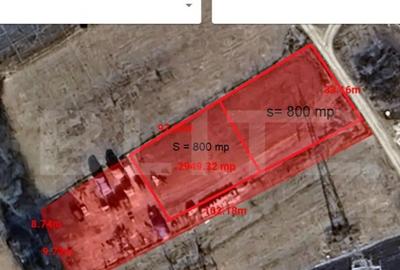 Teren de 800 mp, în Popești