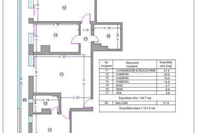 Birou, de 71 mp, în Km 5 - 19