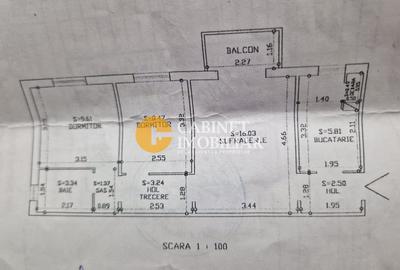 3 Camere Semidecomndat- Mobilat si Utilat- zona Zimbru - 12