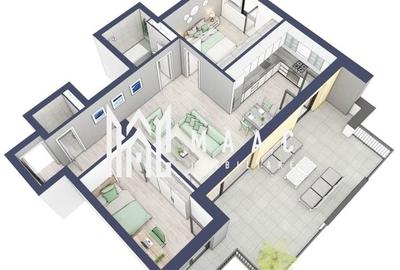 Apartament cu 3 camere nedecomandat în Turnișor - 2