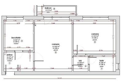 Apartament cu 2 camere în Gheorgheni
