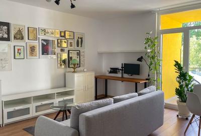 VIVALIA TIPOGRAFILOR inchiriere apartament 1.5 camere mobilat LOC PARCARE - 1