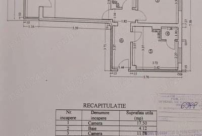 Apartament cu 2 camere decomandat în Bârlad