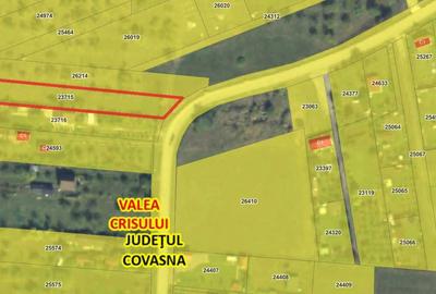 Teren de 1450 mp, în Valea Crișului - 1